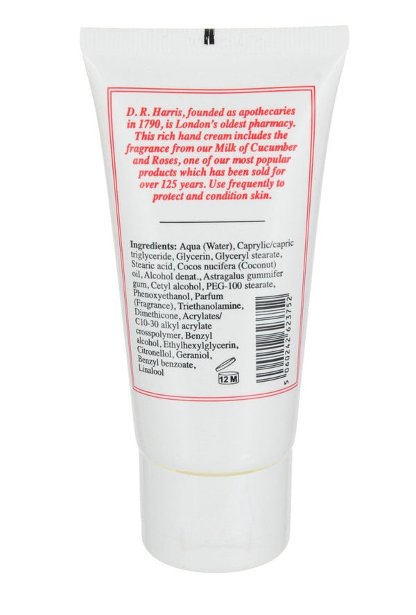 Hand Cream - Made Traditionally in London - Smells of Cucumber & roses