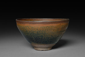 Southern Song dynasty Jian-ware tea bowl, Cleveland Museum of Art, CC0; an example of Chinese tea ceramics prized in Japan as karamono