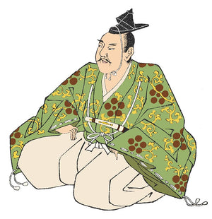 Public-domain historical portrait of Furuta Oribe from Chano-yu Roku Sosho Denki