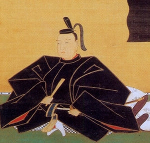 Public-domain Edo-period portrait of Hosokawa Tadaoki, later Sansai, from the Eisei Bunko collection