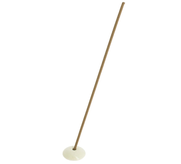 White ceramic Japanese incense holder for slim incense sticks