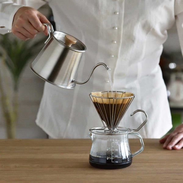 KOGU narrow-spout Japanese pour-over kettle for controlled pouring