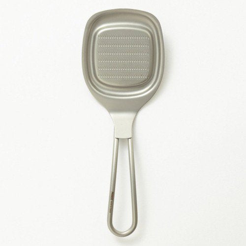 Japanese stainless-steel grater for fresh wasabi and ginger
