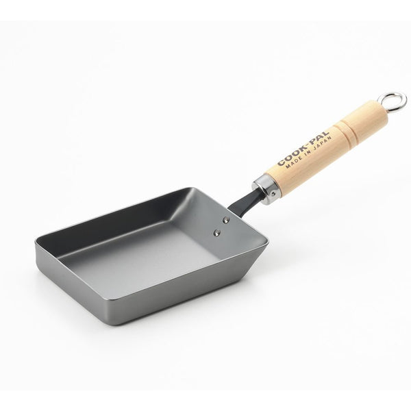 Small Japanese steel tamagoyaki pan for 2 to 3 eggs