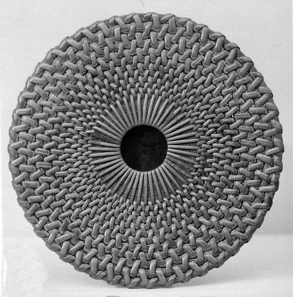 Japanese cane kettle mat or kamashiki from around 1775, Metropolitan Museum of Art