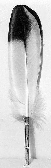 Japanese feather brush or haboki used during charcoal procedure in tea ceremony, Metropolitan Museum of Art