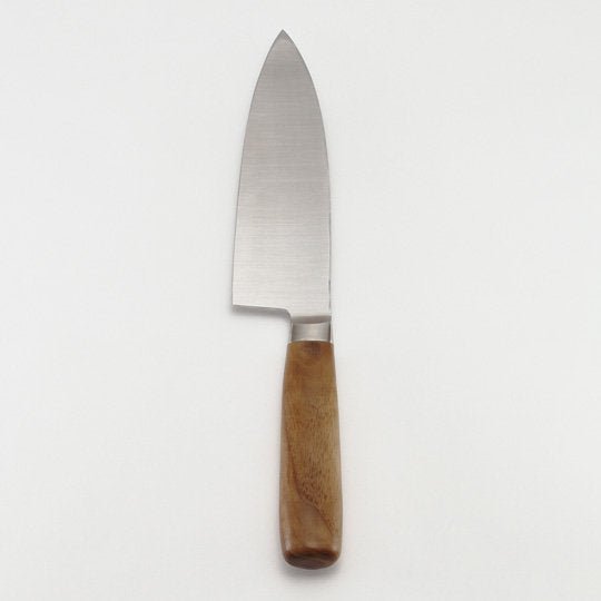 Right-handed Deba with thick pointed blade for fish preparation