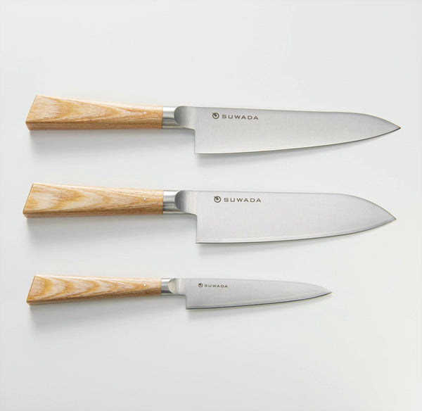 Japanese Petty kitchen knife with a compact pointed blade