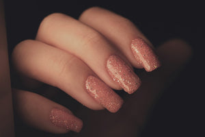 Hand with a neat manicure