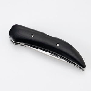 Couteau pliant japonais - Manche en micarta noir
