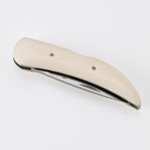 Couteau pliant japonais - Manche en micarta blanc