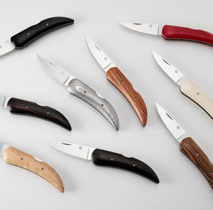 Couteau pliant japonais - Manche en micarta noir