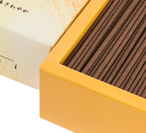 Ka-fuh Hinoki Japanese incense large box, packaging detail