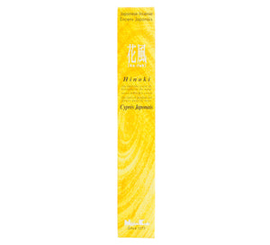 Ka-fuh Hinoki Japanese incense, 50-stick box front view