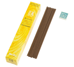 Ka-fuh Hinoki Japanese incense, 50-stick box angled view