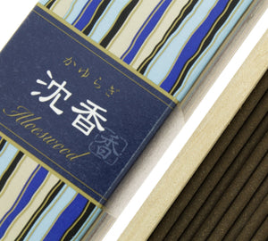 Kayuragi Agarwood Japanese incense, packaging detail