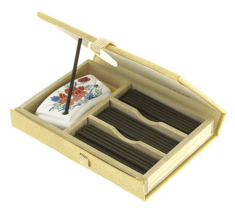 Kyara Kongo Agarwood Japanese incense, 60-stick box front view