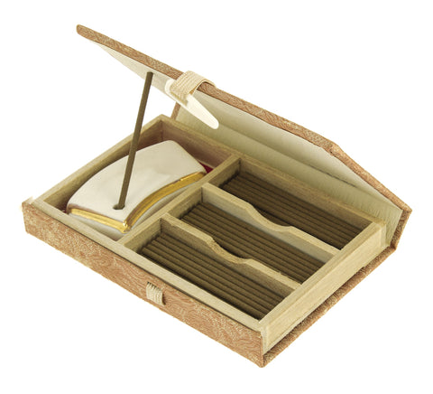Kyara Taikan Agarwood Japanese incense, 45-stick box front view
