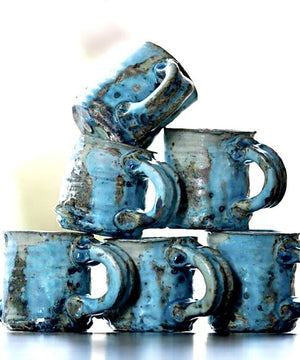 Blue Mug - Iga ware at Suwada1926