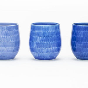 Cool Blue Tea Cup for Green Tea at Suwada1926