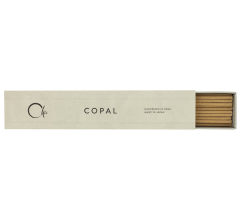Chië Copal Japanese Incense with Ceramic Holder