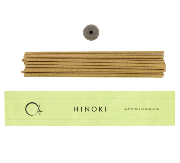 Hinoki - Incenso natural com mini suporte