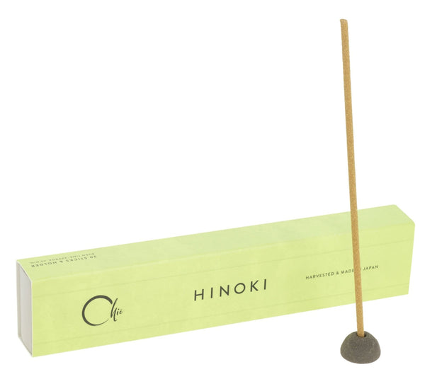 Hinoki - Natural incense with mini holder