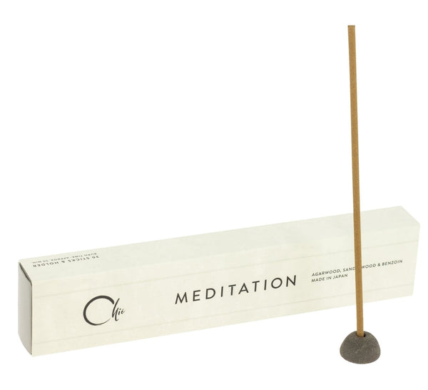 Meditation - Natural Japanese incense mixture with mini holder