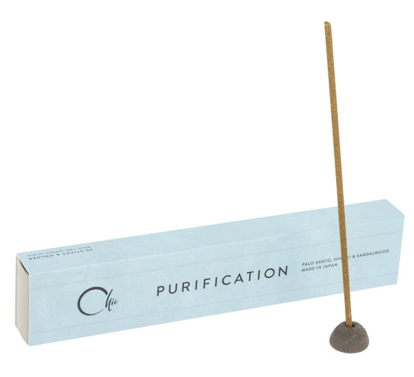 Purification - Natural Japanese incense mixture with mini holder