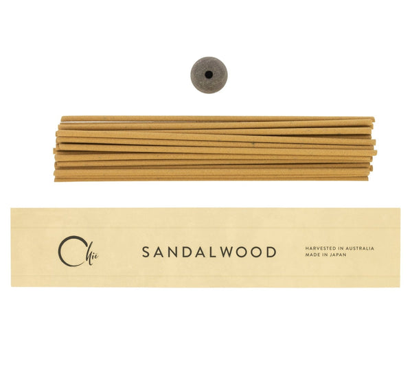 Sandalwood - Natural incense with mini holder