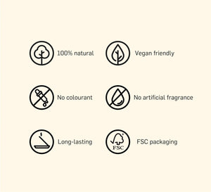 Sandalwood - Natural incense with mini holder at Suwada1926