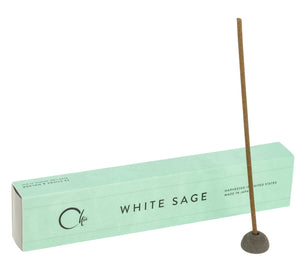 White Sage - Natural incense with mini holder at Suwada1926