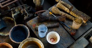 Flower Vase in copper White - Suwada1926